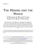 RPG Item: WATE1-7: The Missing and the Missed