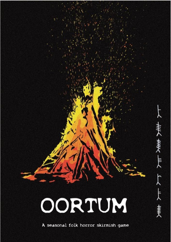 Cover art for OOrtum: A seasonal folk horror skirmish wargame