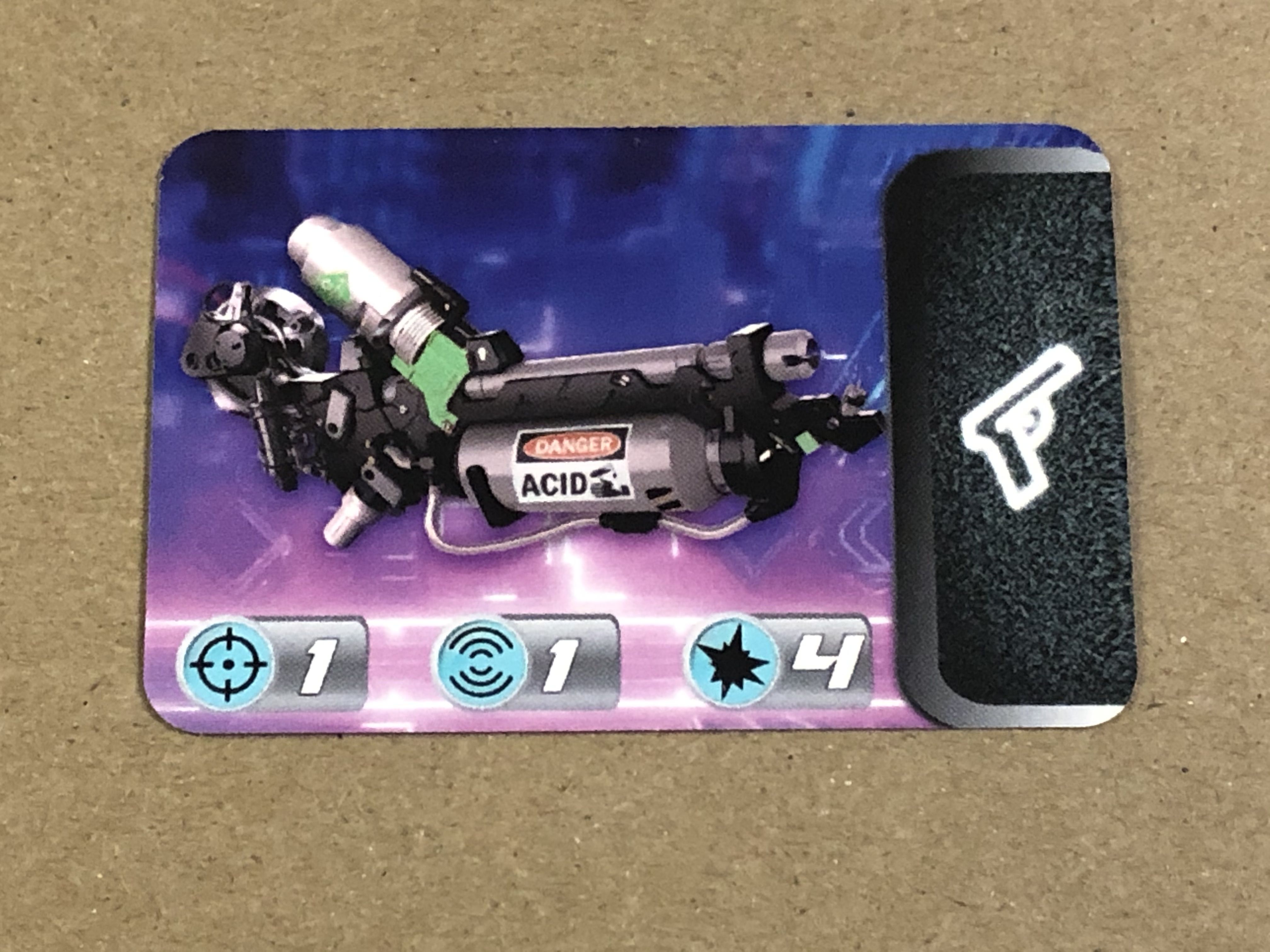 Neon Knights: 2086 – Acid Gun Promo Card