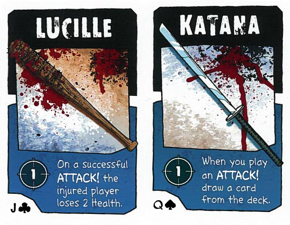 BANG!: The Walking Dead – Lucille & Katana cover