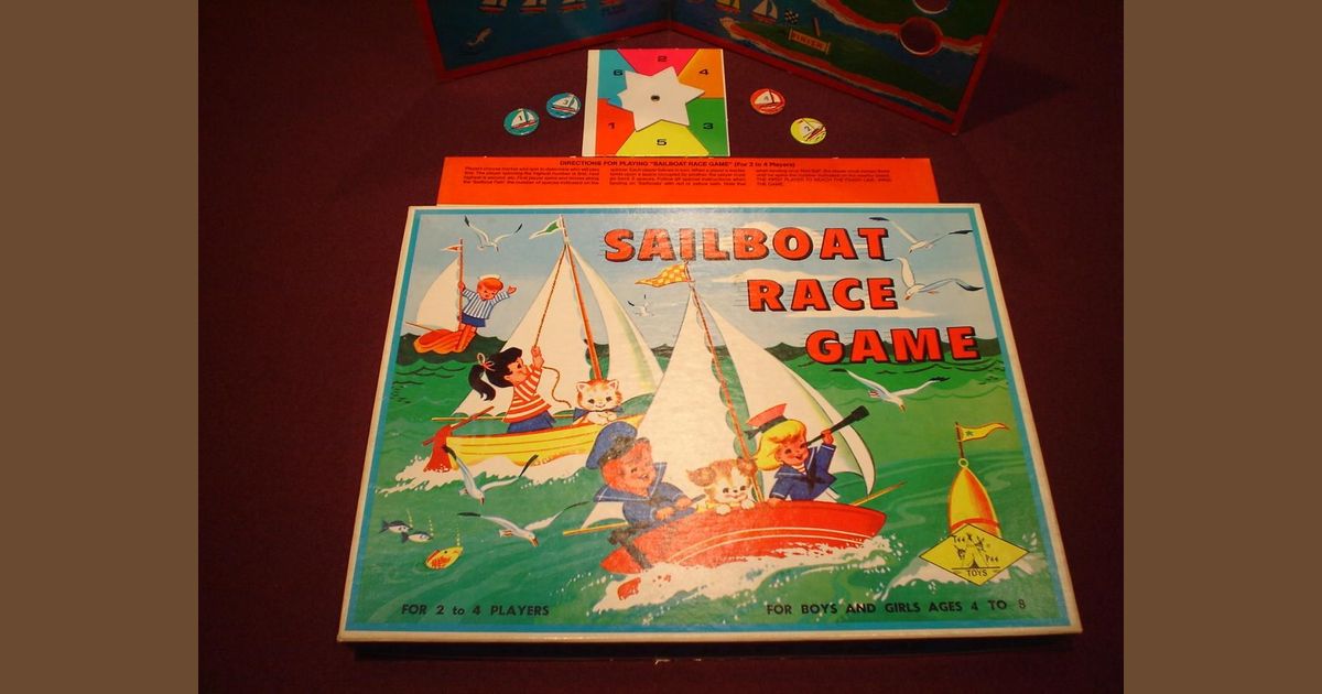 sailboat racing board game
