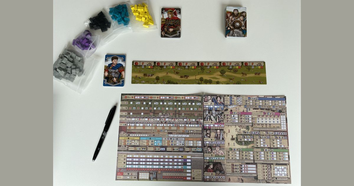 Hadrian’s Wall solo review In the nap of time BoardGameGeek