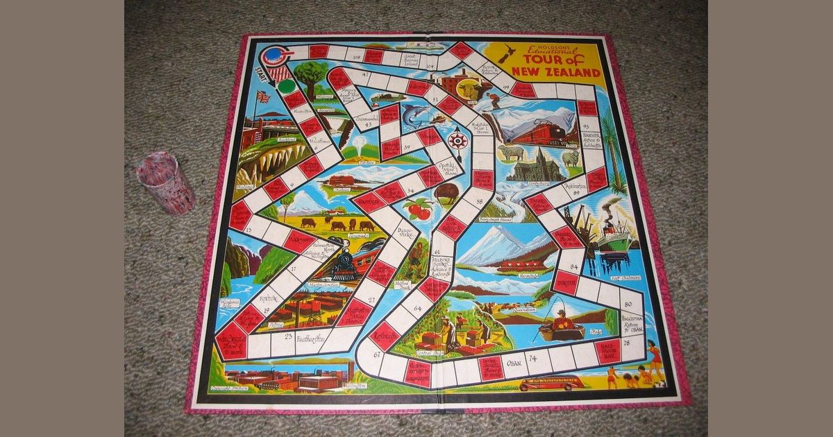 tour of new zealand board game