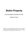 RPG Item: Stolen Property