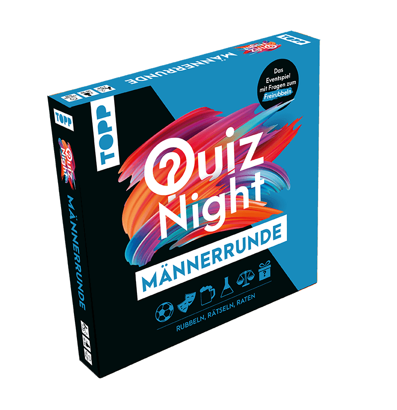 Quiznight: Männerrunde – RUBBELN, RÄTSELN, RATEN