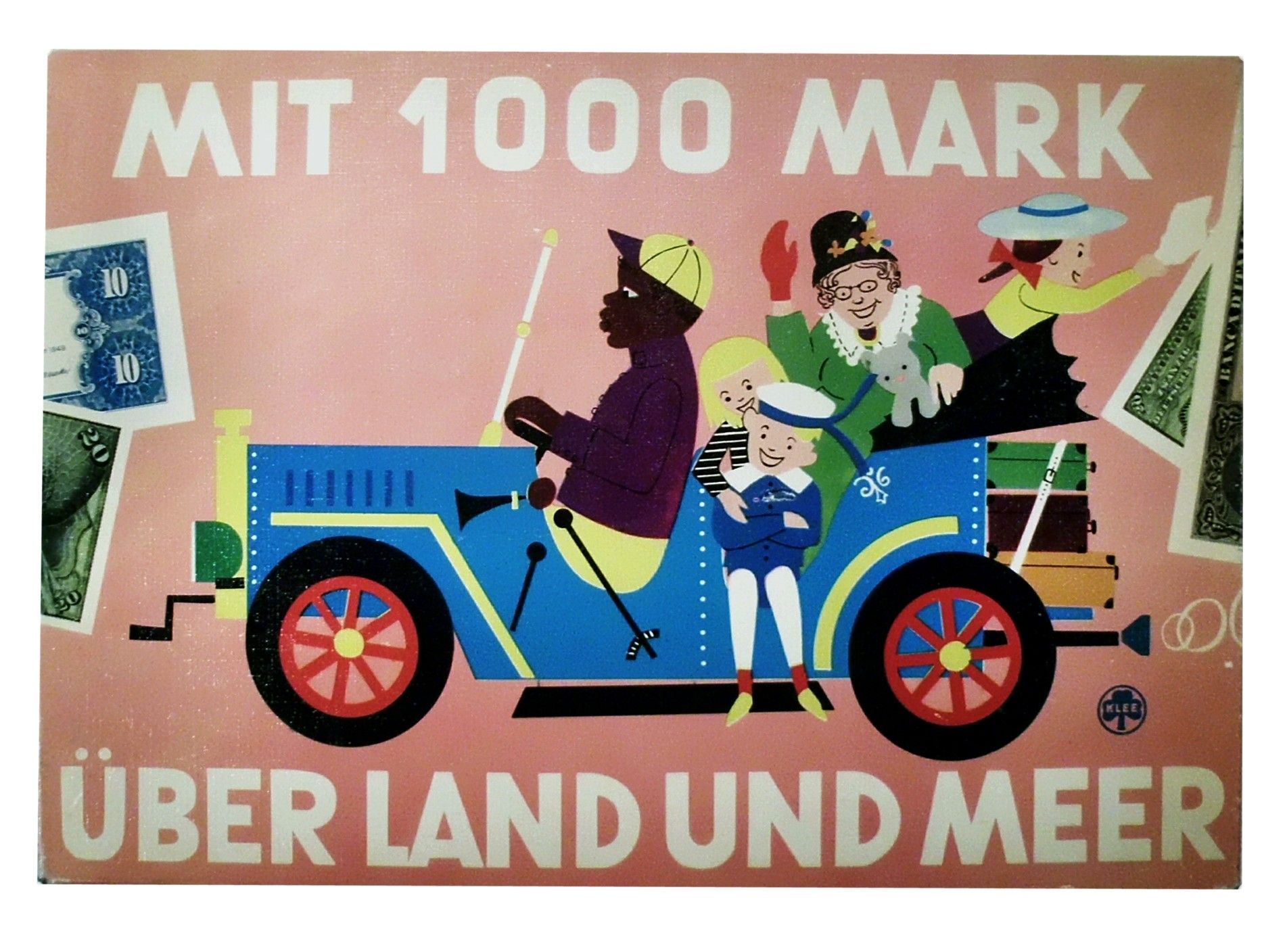 Mit 1000 Mark über Land und Meer