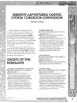 RPG Item: Serenity Adventures: Cortex System Corebook Conversion