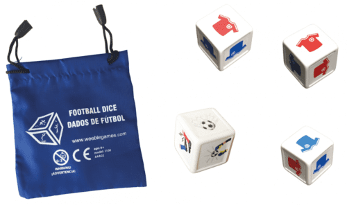 Dados de fútbol