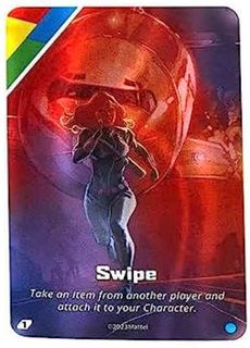 UNO Ultimate: Black Widow – Swipe Foil Chase Card