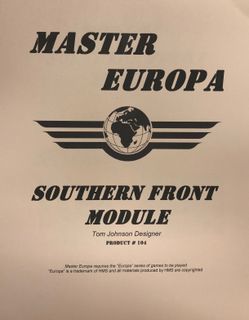 Master Europa 104: Southern Front