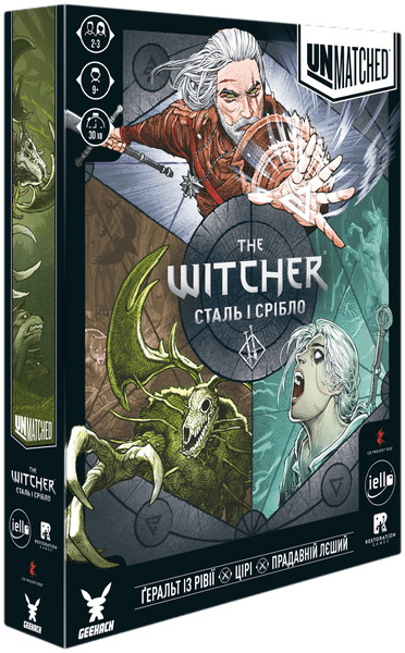 Unmatched The Witcher Steel and Silver -  Iello