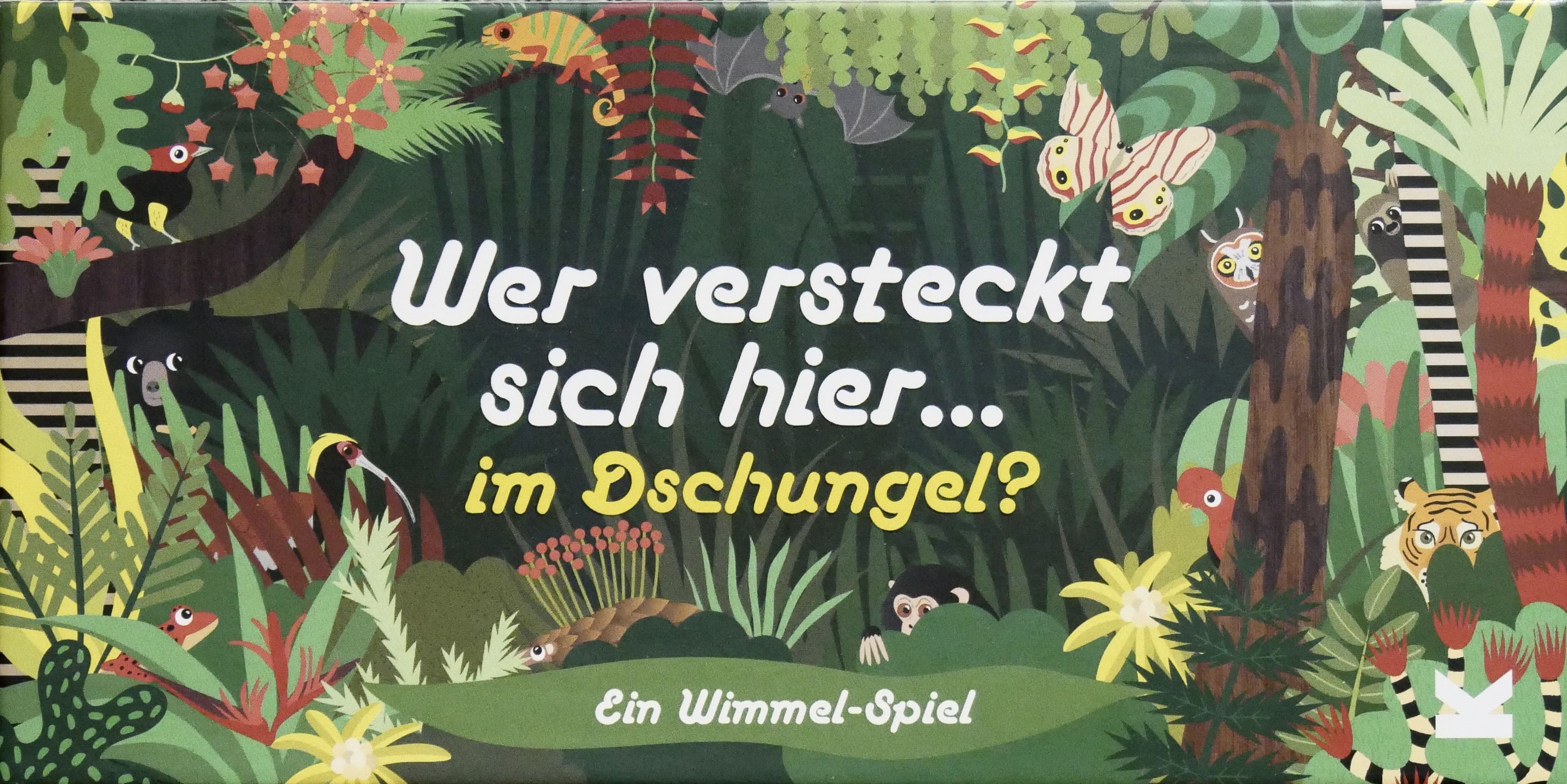 Wer versteckt sich hier... im Dschungel?