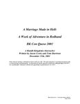 RPG Item: BKCQ: A Marriage Made in Hell: A Week of Adventure in Redhand