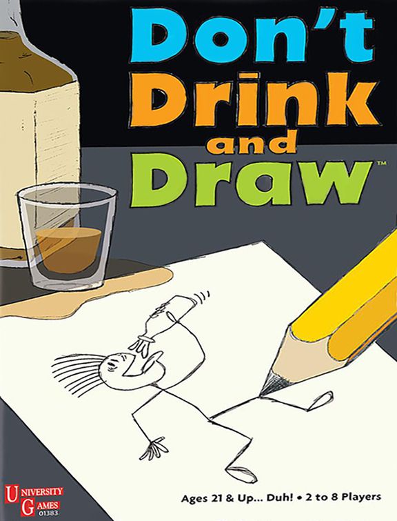 Coperta Don't Drink and Draw