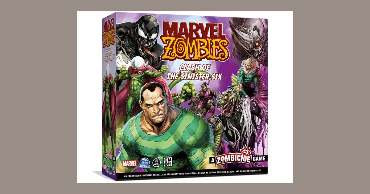 Marvel Zombies A Zombicide Game Clash of the Sinister Six Board