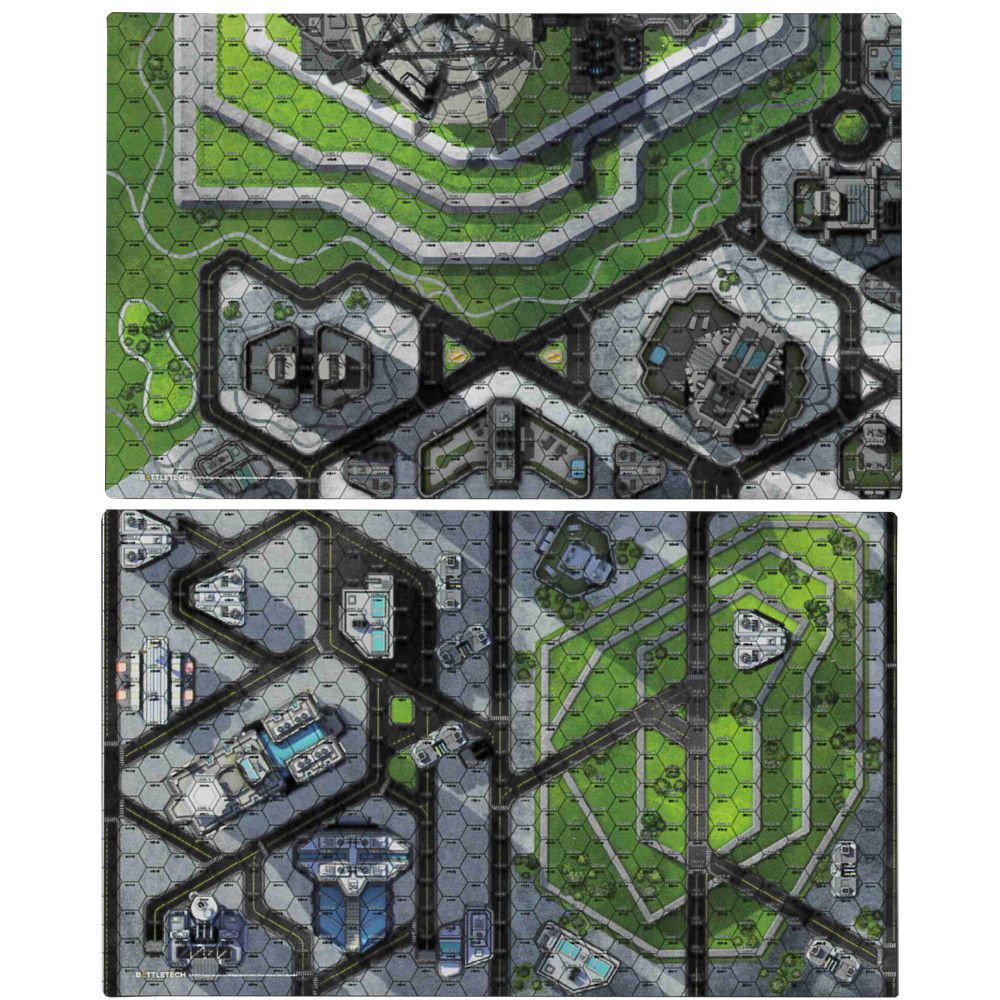 Battletech: Cities HPG Engineering/Business District Battlemat