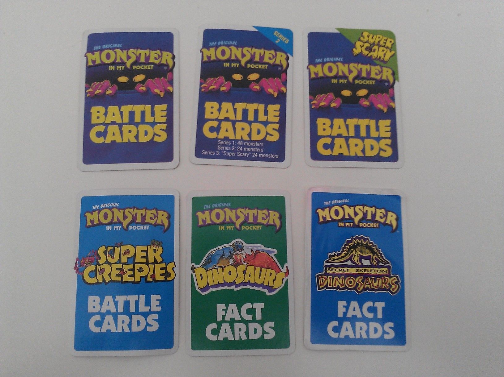 Monster in My Pocket Battle Cards