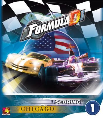 Sebring & Chicago New Formula D Board Game Circuit 1
