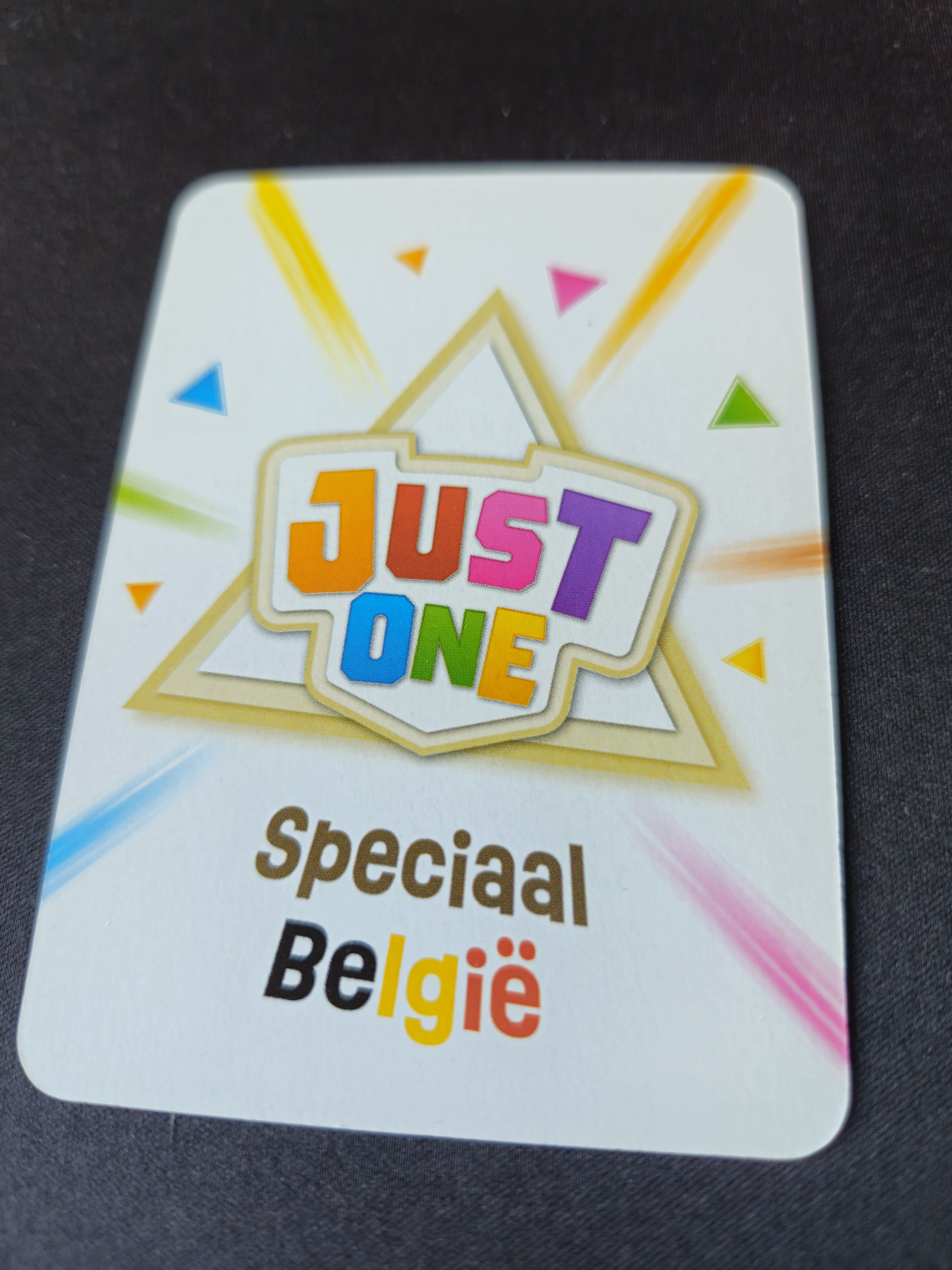 Just One: Speciaal België