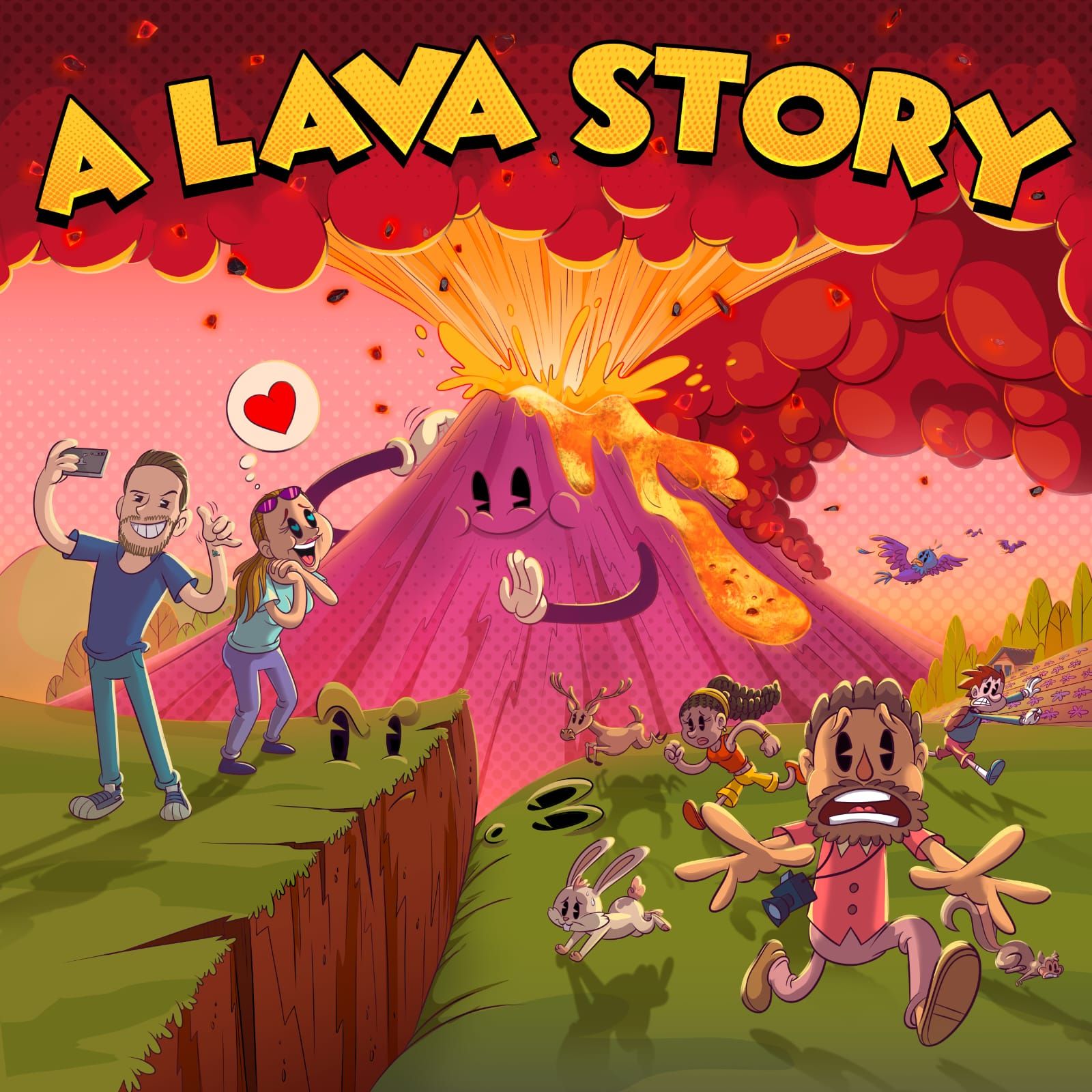 Coperta A Lava Story