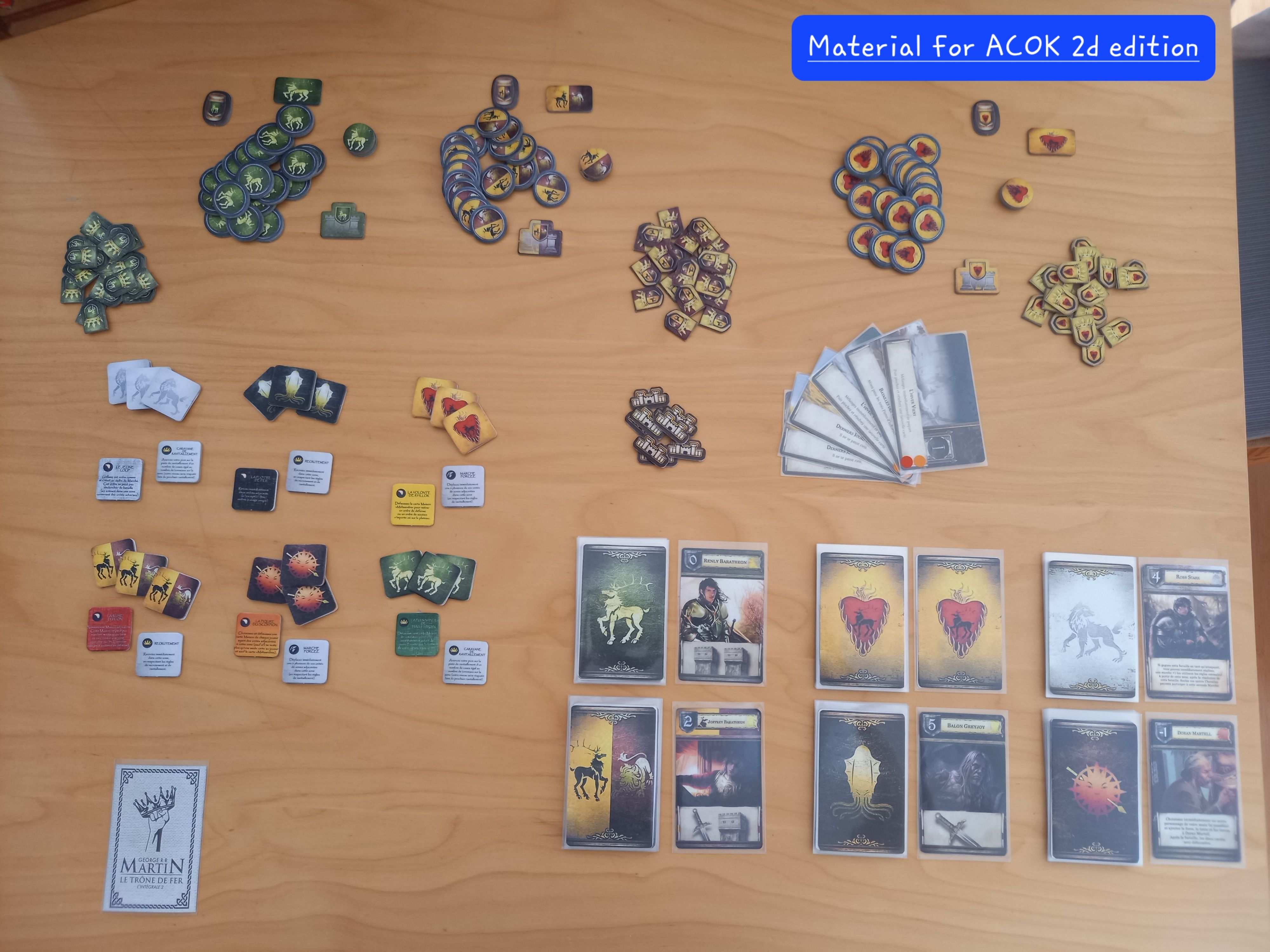 A Clash of Kings extension for 2d edition A Game of Thrones The