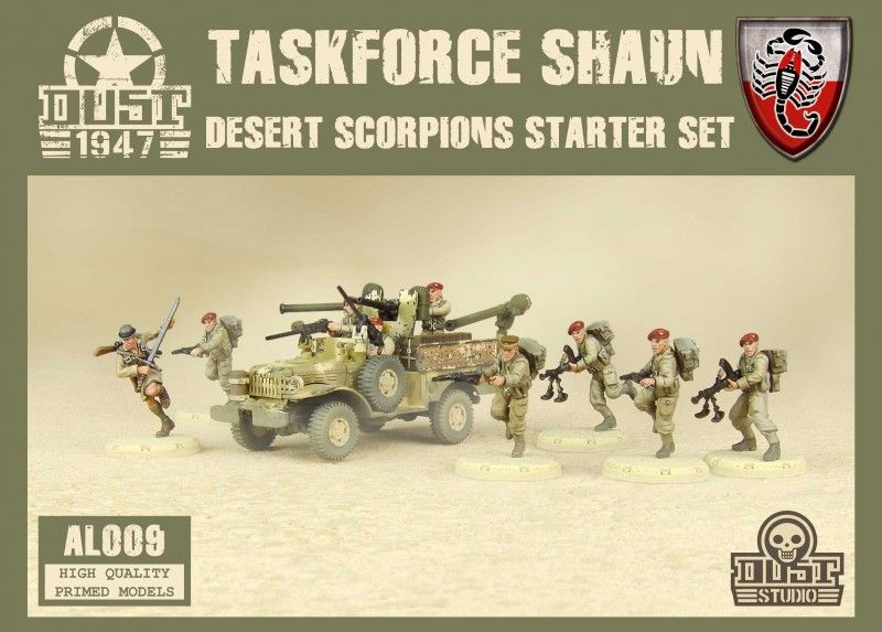 Dust 1947: Desert Scorpions Starter Set – Taskforce Shaun