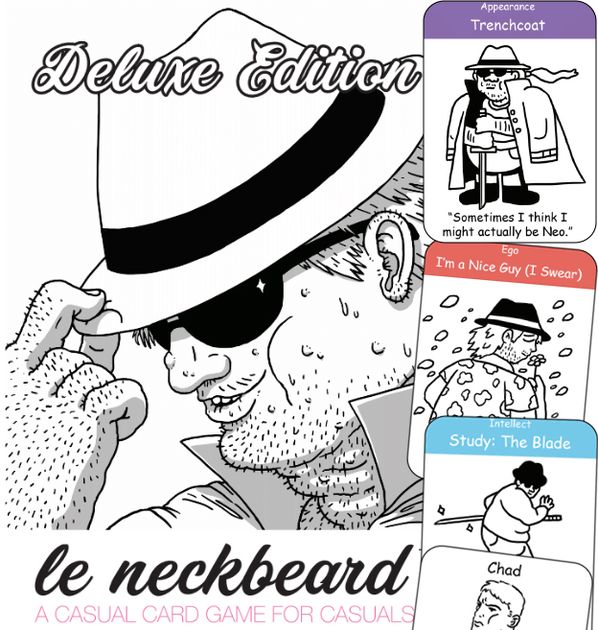 Le Neckbeard A Casual Card Game for Casuals New in Box 
