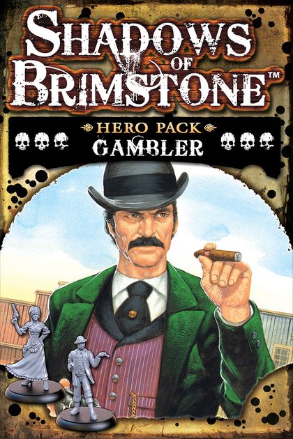 Shadows of Brimstone Limited Preview Gambler Hero Pack Complete and NEW
