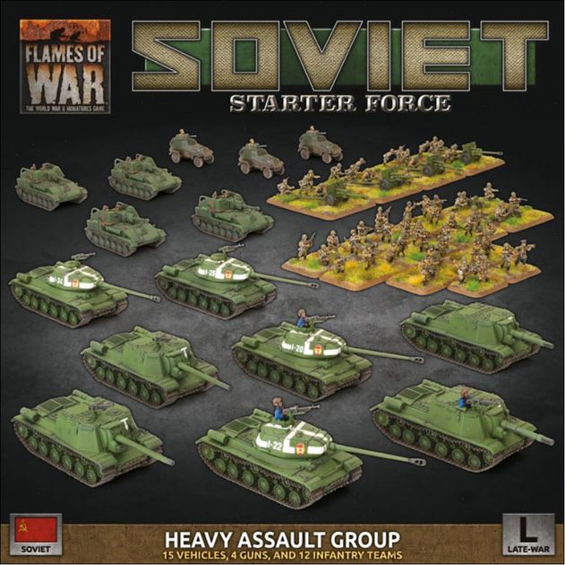 Flames Of War Soviet Starter Force Heavy Assault Group Board Game Boardgamegeek