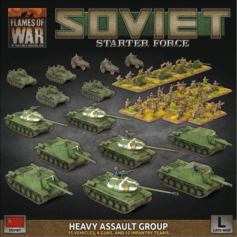 Flames of War: Soviet Starter Force – Heavy Assault Group