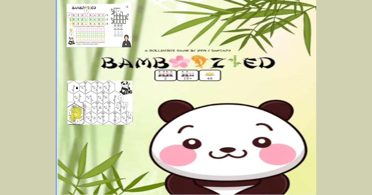 Print and Play Bamboozled Juegos Roll & Write BoardGameGeek