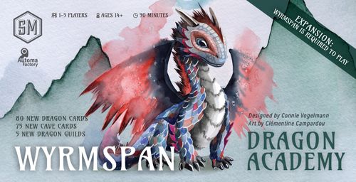 Caja del juego Wyrmspan: Dragon Academy