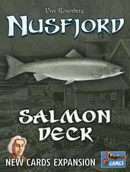 Nusfjord: Salmon Deck, Lookout Games, 2021 — front cover (image provided by the publisher)