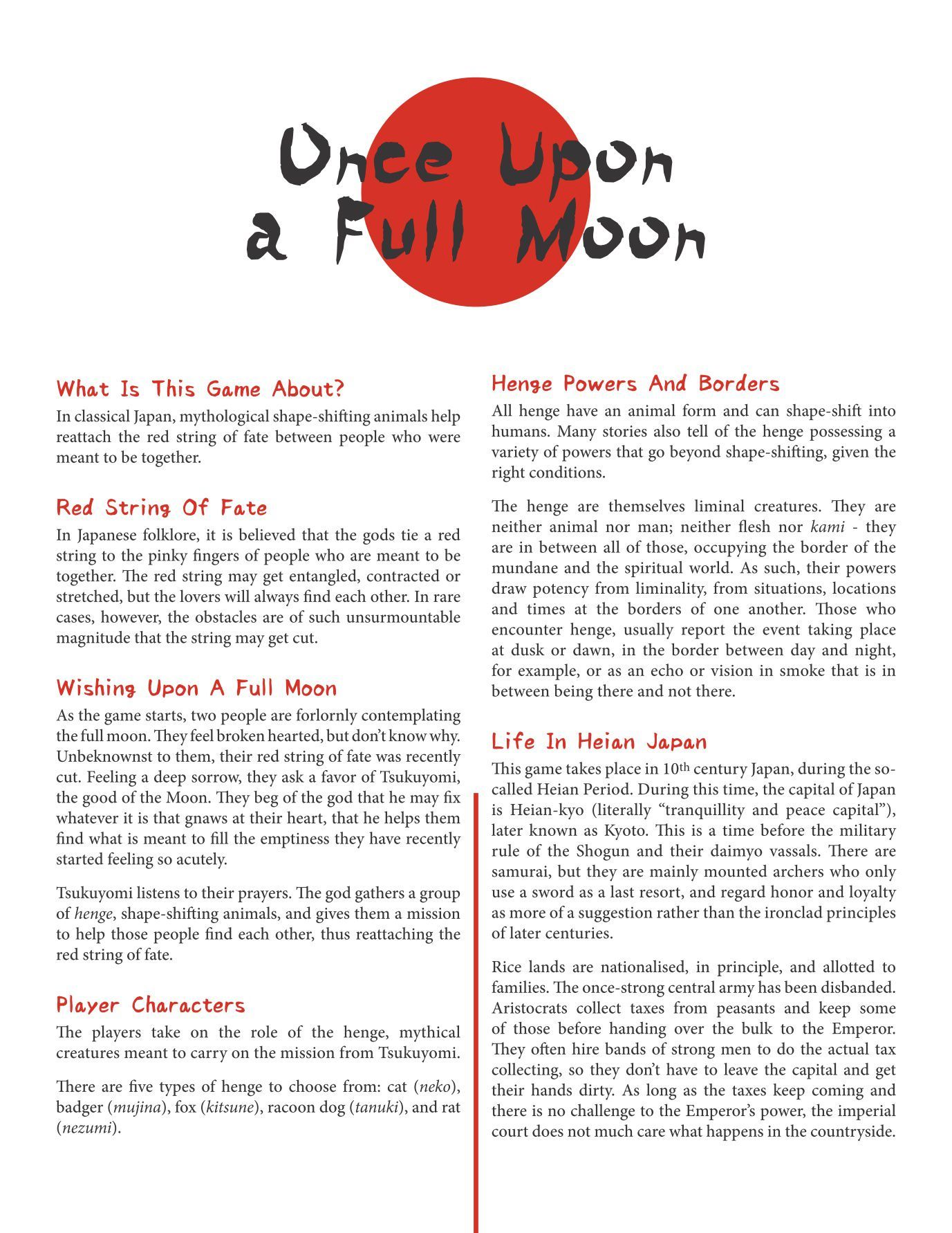 Once Upon a Full Moon box art