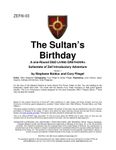 RPG Item: ZEFI6-03: The Sultan's Birthday
