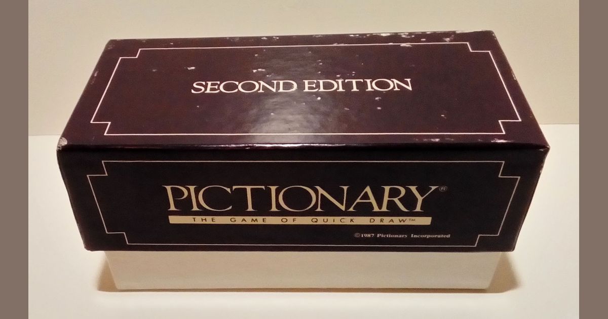 qty 100 random cards Pictionary second edition board game replacement pieces 