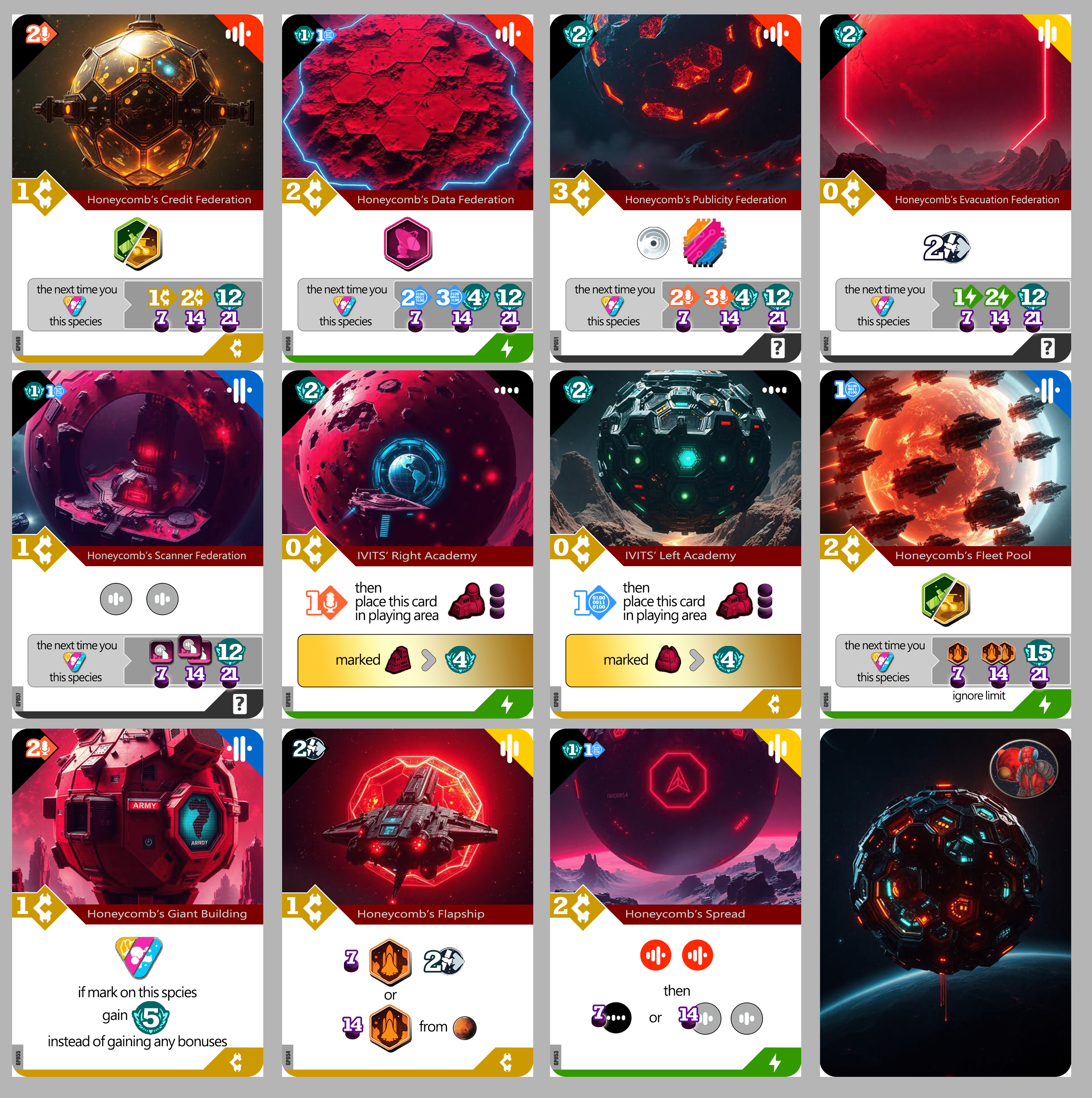 DIY ALIENS VARIANT PACK - 13 RACES from GP | SETI: Search for ...