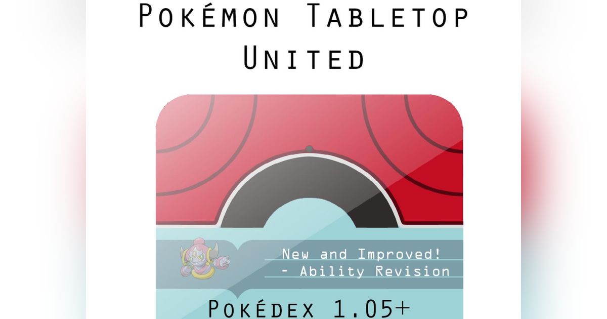 Pokémon Tabletop United Pokédex 1.05 RPG Item RPGGeek