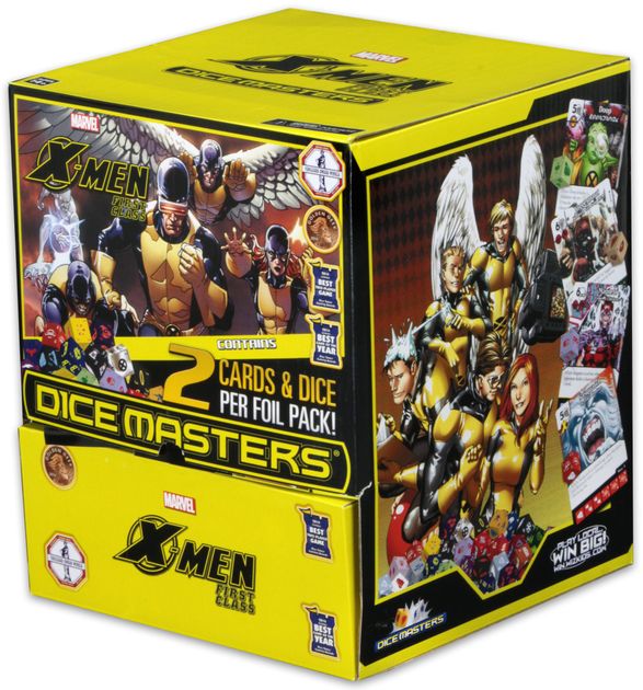 Marvel Dice Masters X-MEN First Class PROFESSOR X RARE Uncommon Set CUR 4 dice 