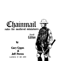 Chainmail: Rules for Medieval Miniatures | Board Game | BoardGameGeek