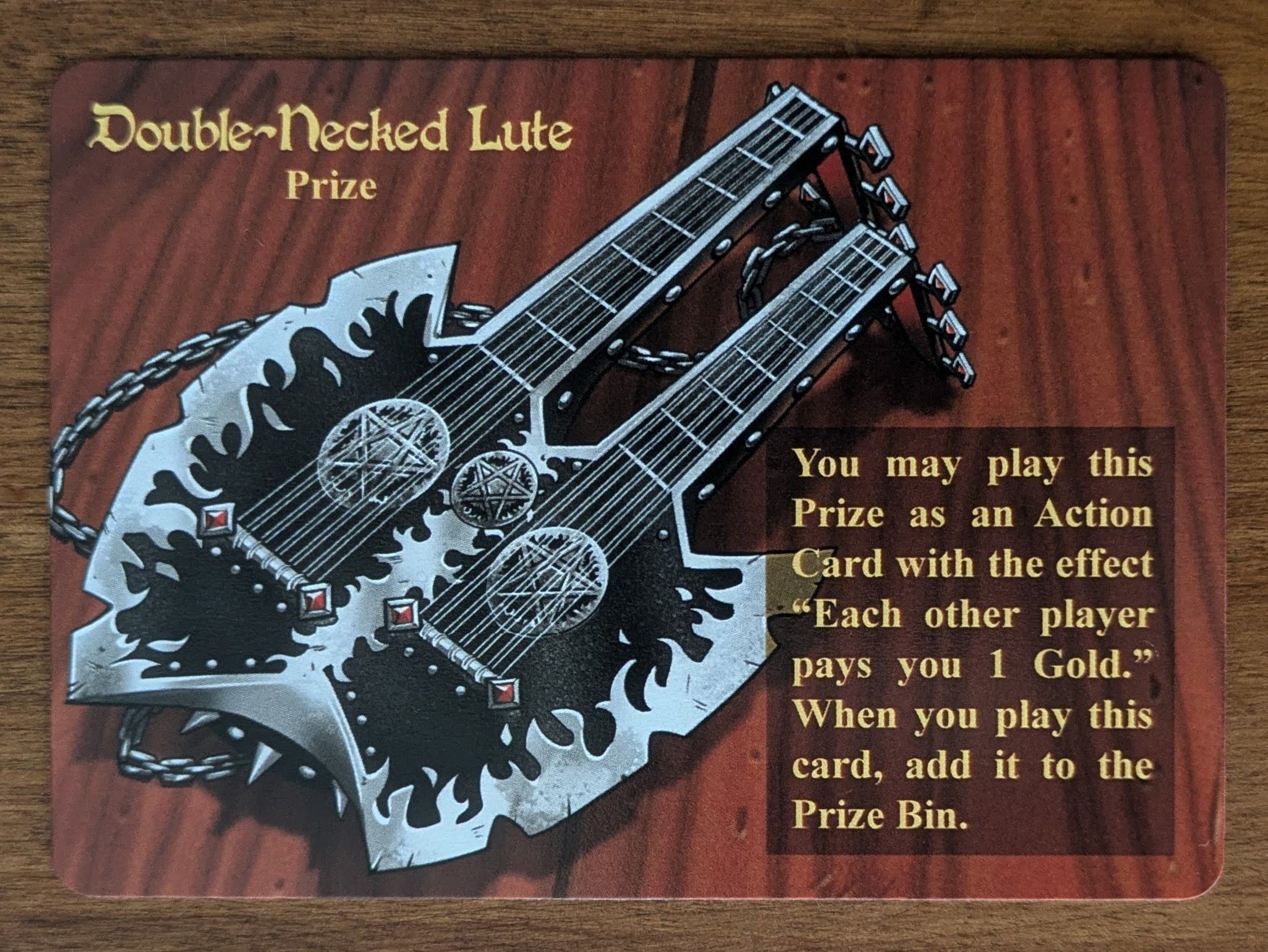 The Red Dragon Inn: Double-Necked Lute Promo Card