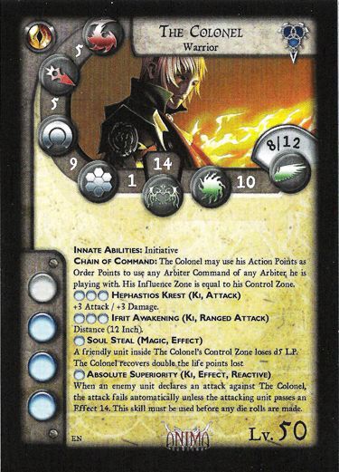 Coperta Anima Tactics: The Colonel