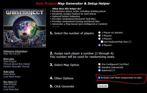Gaia Project Map Generator & Setup Helper - Web App | Gaia Project
