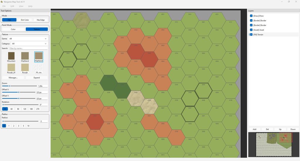 Wargame Map Tool - An app for creating maps for hex-and-counter games ...