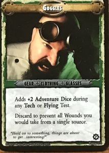 Fortune and Glory: Goggles Promo Card