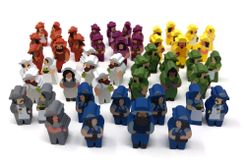 Viticulture / Tuscany: 51 Painted Character Meeples