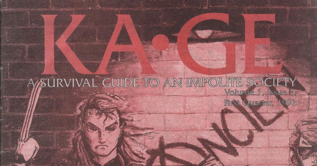 KA•GE (Volume 1, Issue 3 - 1st Quarter 1992) | Issue | RPGGeek