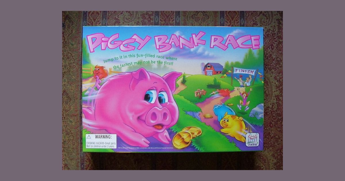 Piggy Bank Race Board Game BoardGameGeek