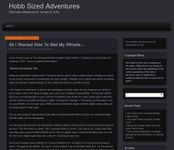 RPG Item: Hobb Sized Adventures! Blog