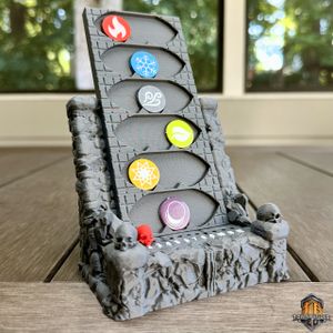 Gloomhaven: Molten Mesh Gaming Element & Round Tracker